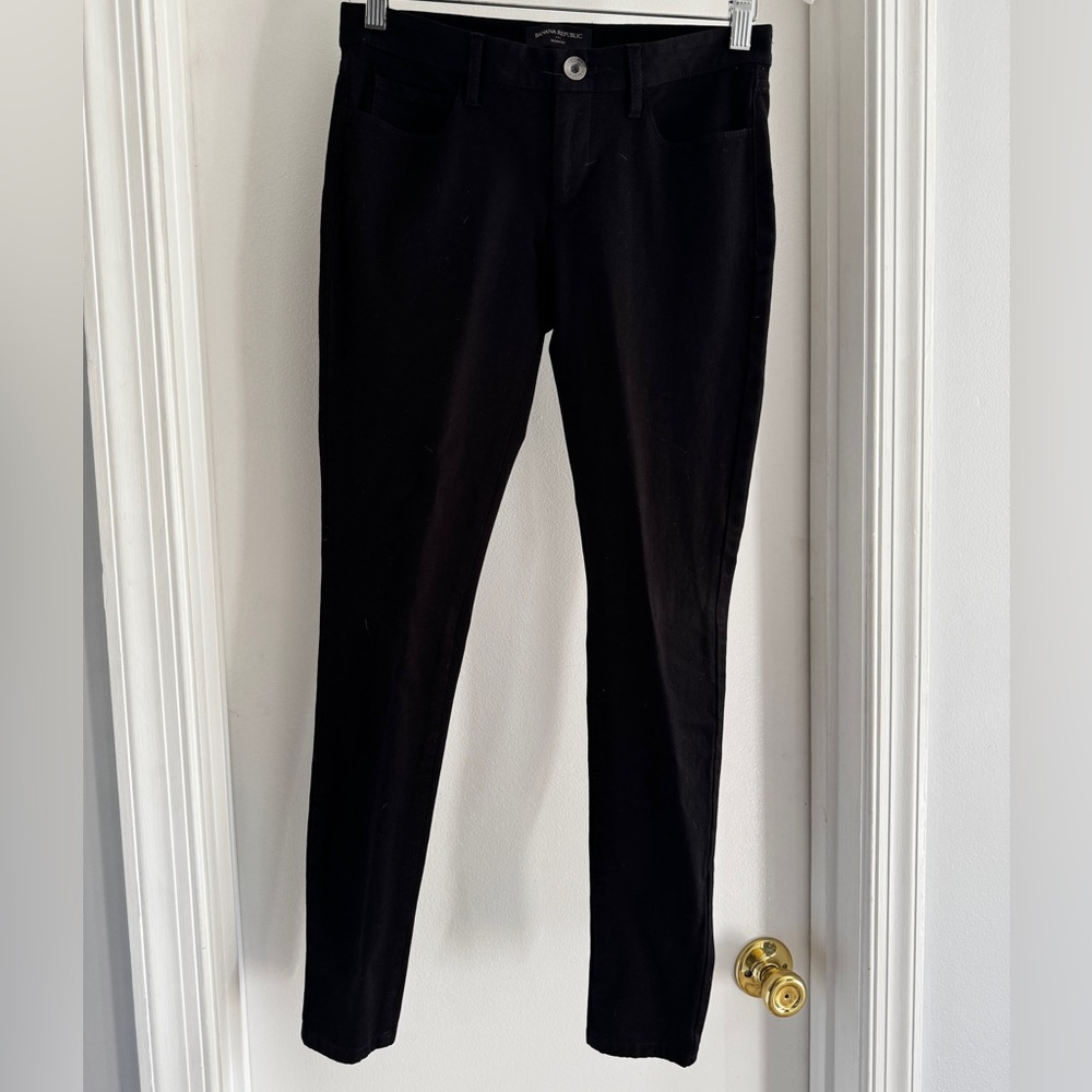 Banana Republic Sloan Fit Black Pants - Women | Size: 0